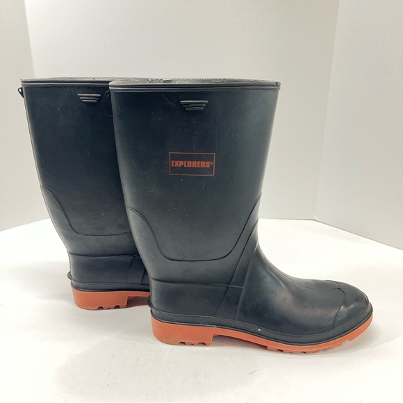 Explorers Knee High Rubber Boots Mens Size 11 - Picture 2 of 5